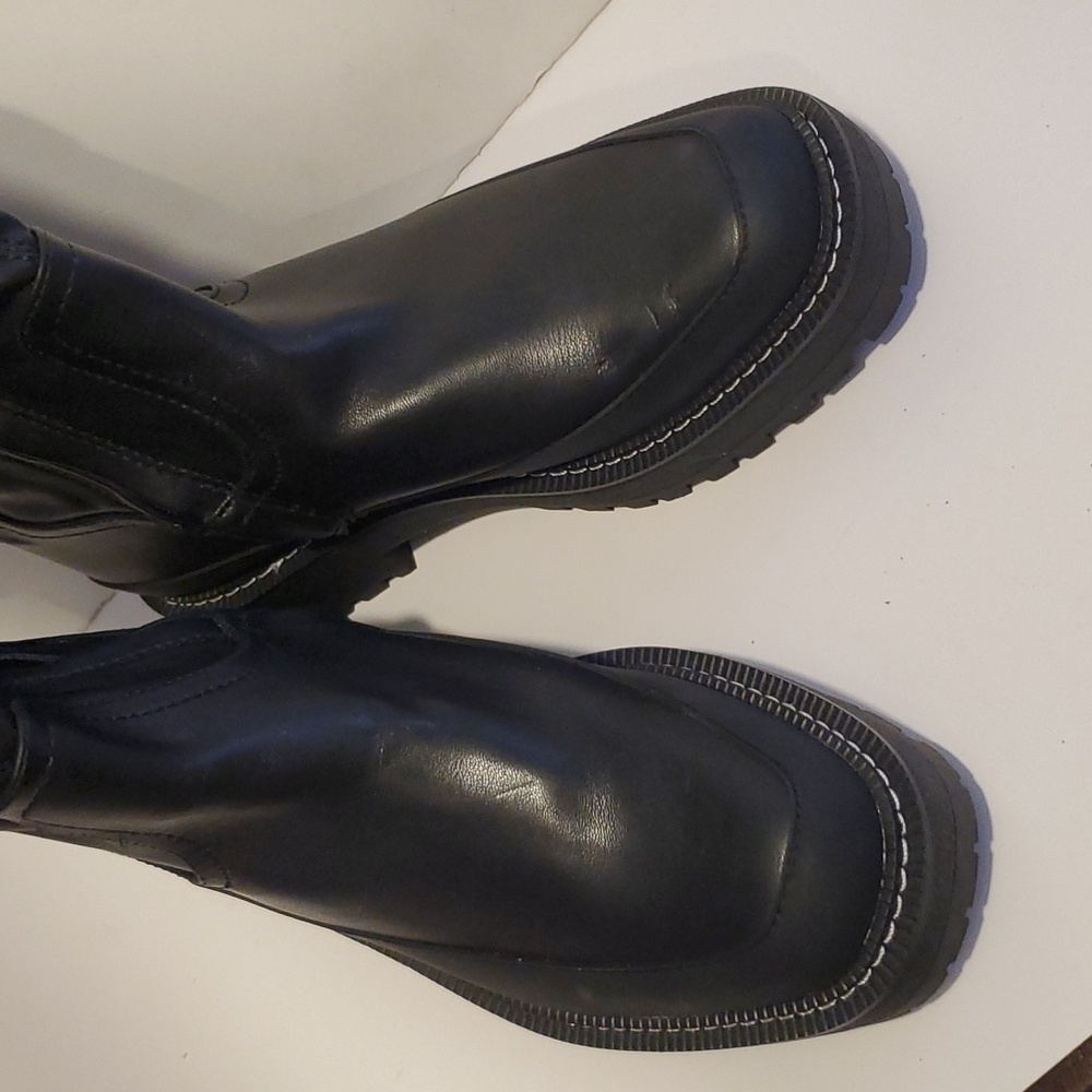Sam Edelman Lerue Women's Black Over the Knee High Boots Size 8 NWOT'S - Picture 4 of 9